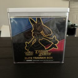 Pokemon Etb ( Crown Zenith ) Message For Price , Also Open To Offers 