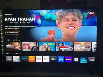 55 inch Vizio TV with remote