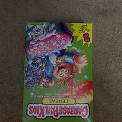 Sealed, garbage, pail kids cereal collectible