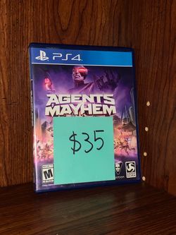 Pink PlayStation 4 & 5 Video Game PS4 PS5 Video Game Agents of Mayhem
