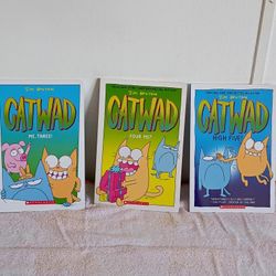 Catwad Book Set 3-5 Paper Cover Books 