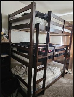 Triple bunk bed just frame
