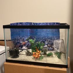 Fish Tank 10 Inch - $15