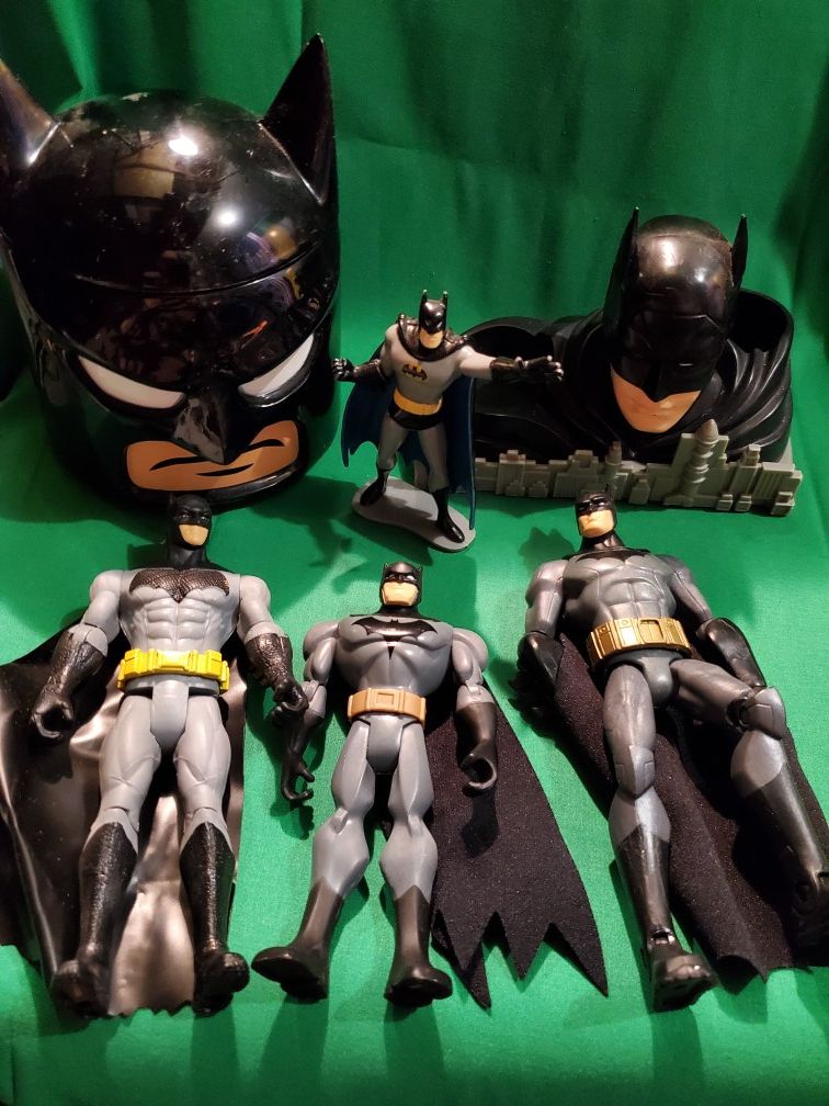 Batman collection, collectable lot, toys thermos and more!