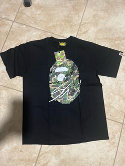 Bape shirt camo graphic design