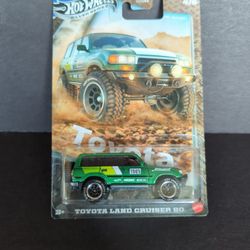 Hot Wheels Exclusive Silver Series Toyota Land Cruiser 80