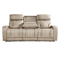 Triple Power Reclining Sofa With Bluetooth and Wireless Charging 