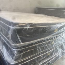 King Pillowtop Mattress And Box Spring New In Plastic Free Delivery In Atlanta 