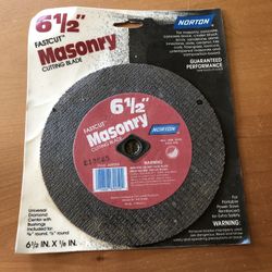 Norton Fast Cut 6.5” Masonary Blade - NEW