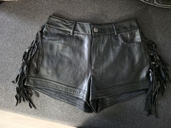 Faux Leather Shorts