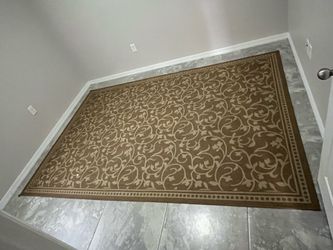 6x9 Area Rug – Traditional Beige/Brown Pattern