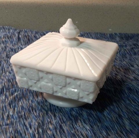Milk Glass Dish