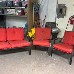 Three Piece outdoor patio furniture