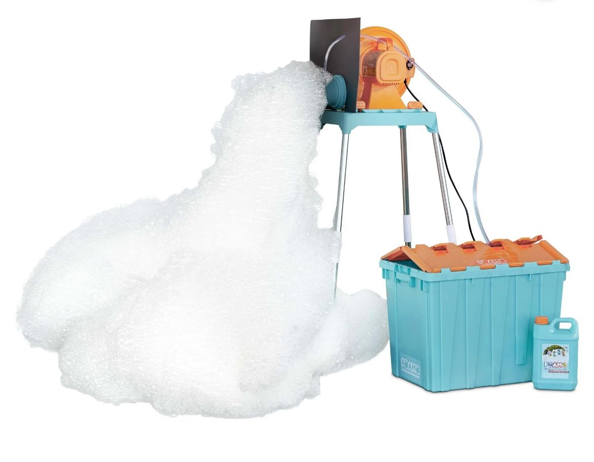 Little Tikes FOAMO Foam Bubble Machine - Outdoor Party Fun for Kids and Adults with Easy Setup & Cleanup, Hours of Continuous Foam Bubble Making Fun,