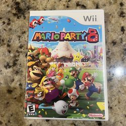 Nintendo wii mario party 8 works great complete