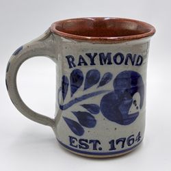 Vintage Harvey Pottery Salt Glazed Raymond New Hampshire Stoneware Mug