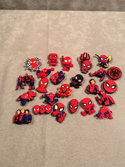 Spider-Man Shoe Charms Jibbitz Set