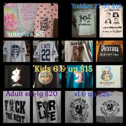Custom Made T-Shirts