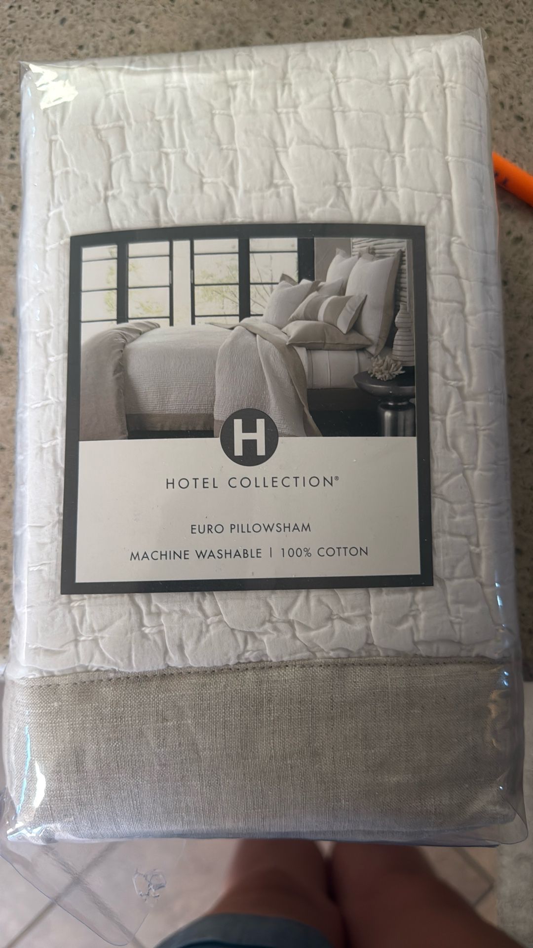 3 Hotel Collection euro Pillow shams