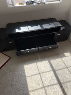 Black entertainment center