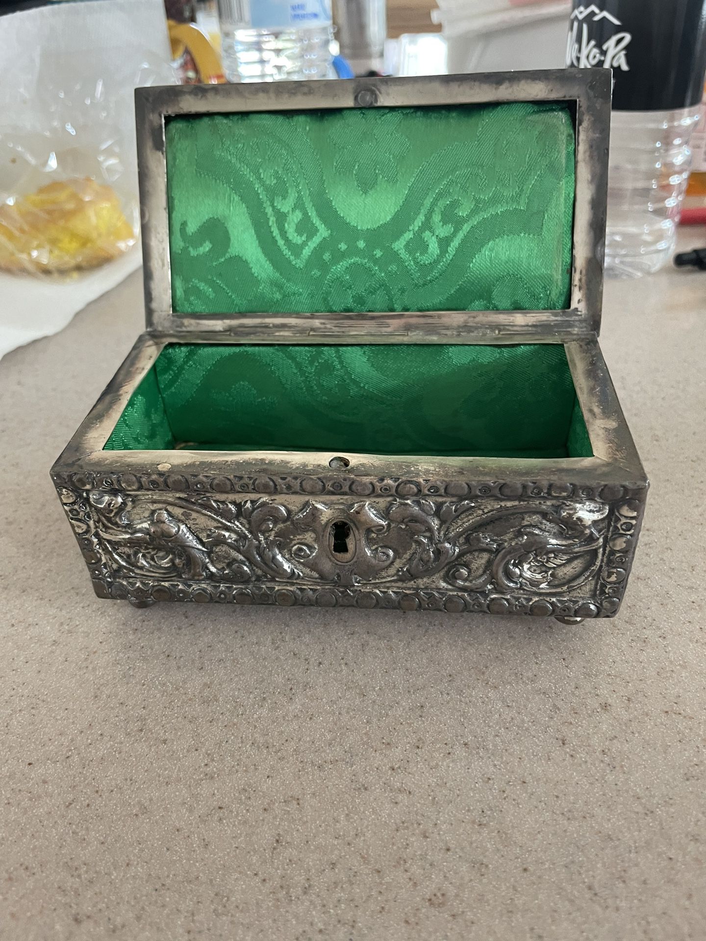 Vintage Silver Plated Godinger Jewelry Box