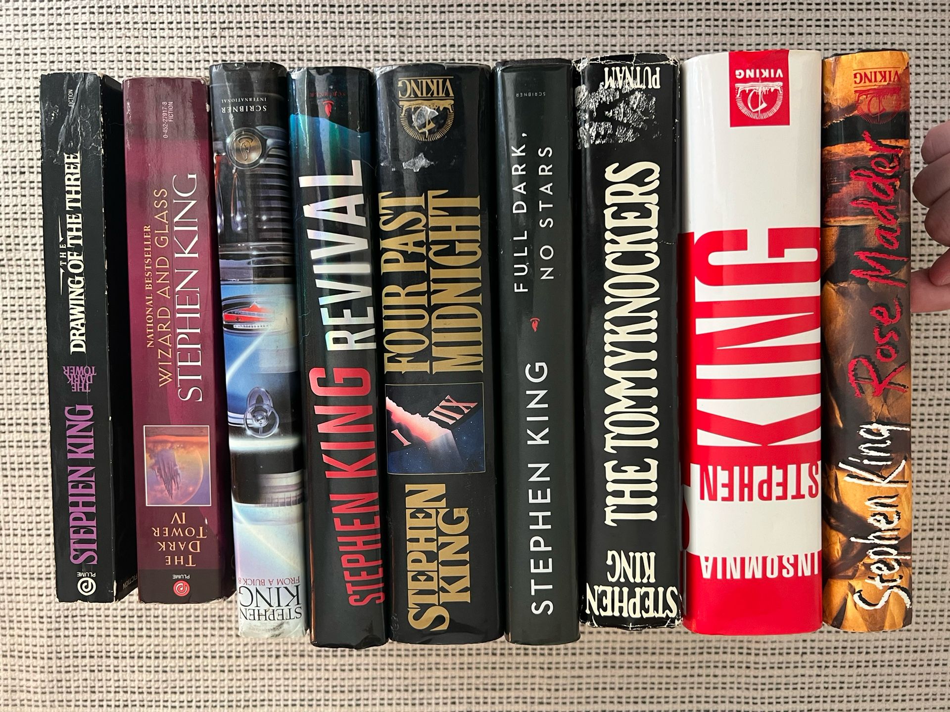 Stephen King 9 Book Lot 