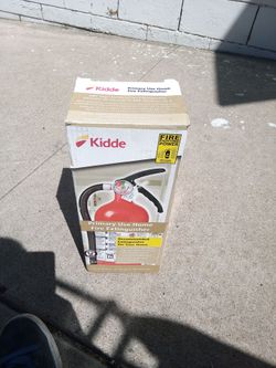 Kidde primary use home fire extinguisher red 4 pondsof fire fighting power