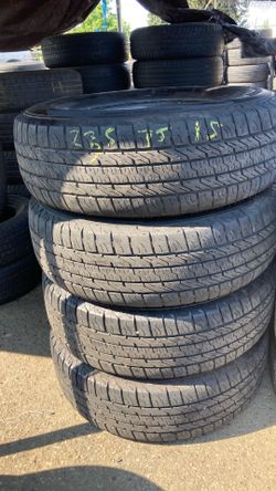 Set of 235 75 15 Tires