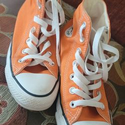 Orange Converse