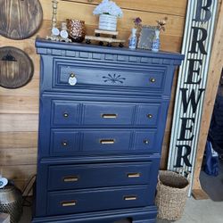 Blue Dresser