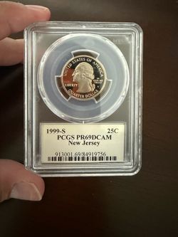 1999-S New Jersey Quarter PCGS PR69DCAM