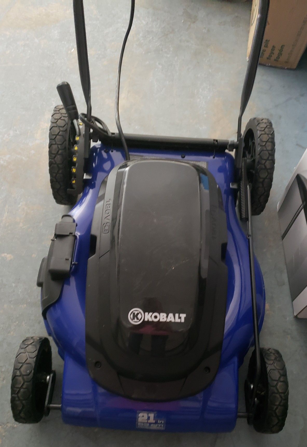 KOBALT 21 INCHES CORDED ELECTRIC LAWN MOWER......NEW.......