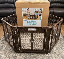 Regalo 2-in-1 192” Super Wide Baby Gate & Play Yard – $65