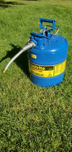Justrite gas 5 gallon can