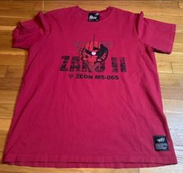 Grundan Zaku II T Shirt Asus Rog Mobile Suit Red XL New w Tags