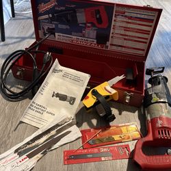 Vintage 1997 Milwaukee Super Sawzall 6527 - USA Made - Complete Pro Kit