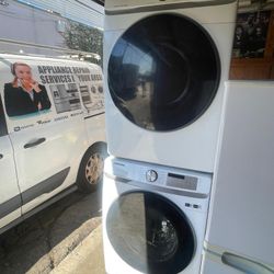 Samsung Washer And Gas Dryer Set Good Condition 3month Warranty Delivery Aviable 
