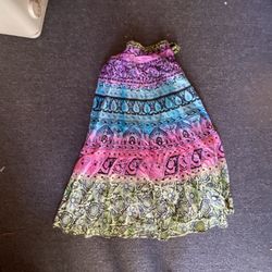 70/80s Cotton Wrap Around Skirt 