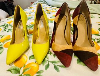 Vince Cumoto and BCBG pumps