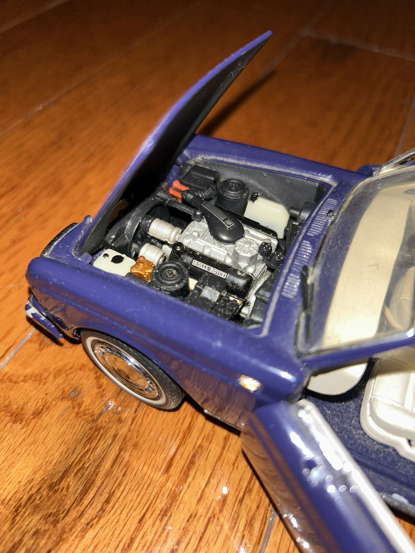 Vintage Rolls Royce Corniche Convertible Diecast Car