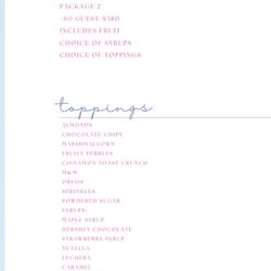 Julie’s Mini Pancakes 