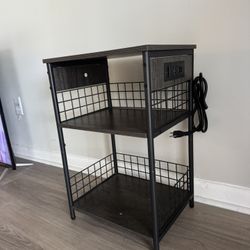 Table  Stand With Charging Station 