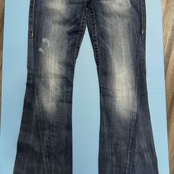 True Religion Women’s Flare Jeans – Size 27 – Blue Wash 