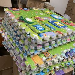 Baby Play Mats for Floor, Foam Play Mat, Interlocking Foam Mat 9Pieces