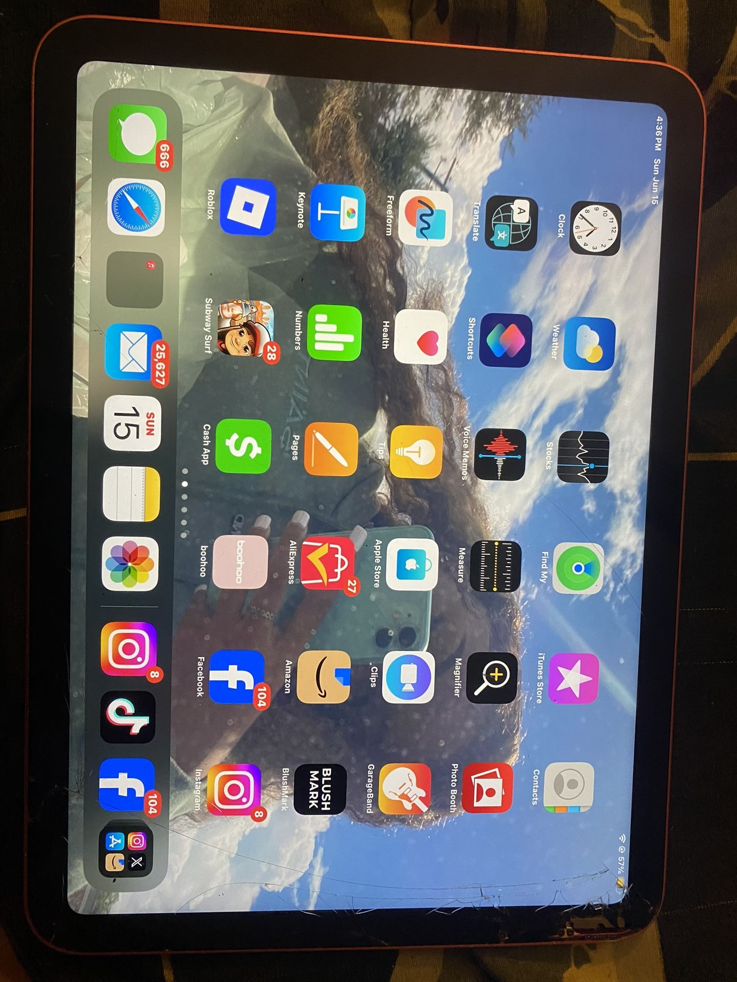 Pink iPad