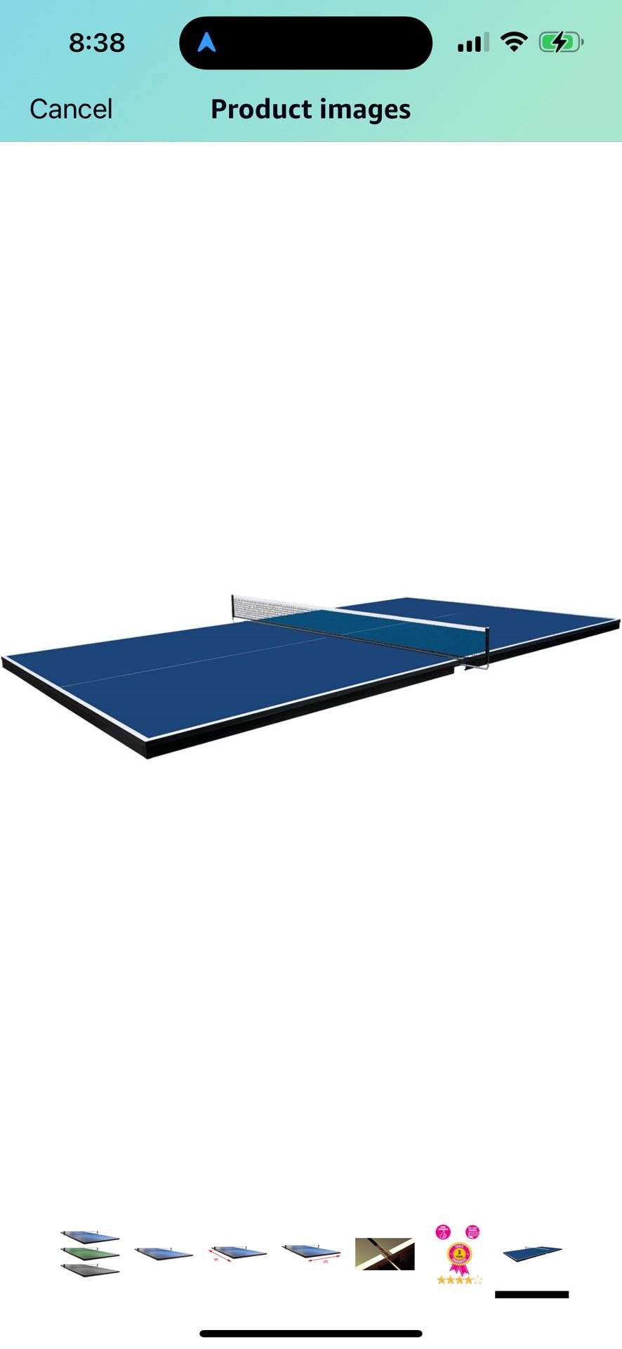 Martin Kilpatrick Table Conversion Top For Table Tennis/ Billard Game