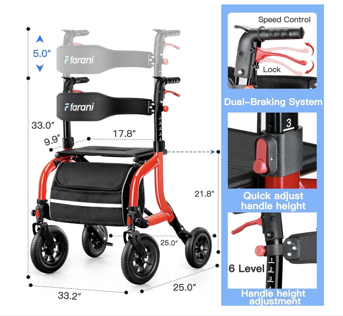 New All-Terrain Rollator
