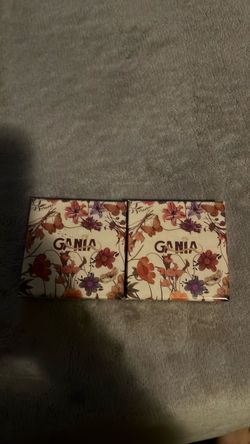Gania Floral Initals  Boxed Set of 2