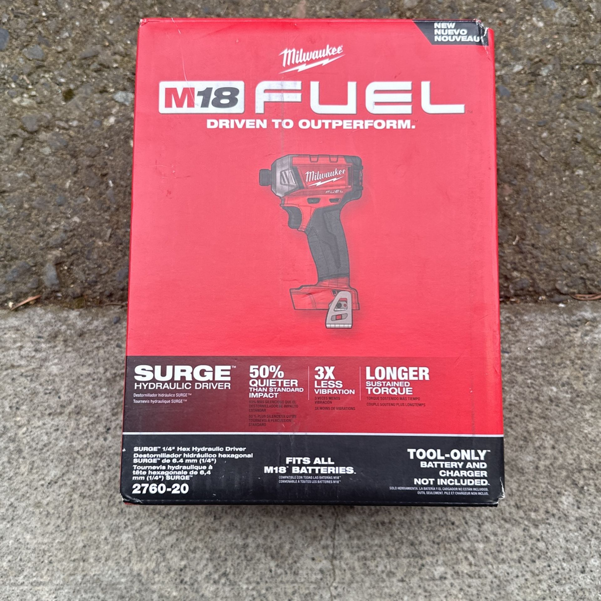 Milwaukiee Fuel Surge Impact Driver New 