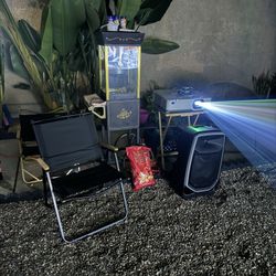 Backyard/ Drive In Movie Set Up 